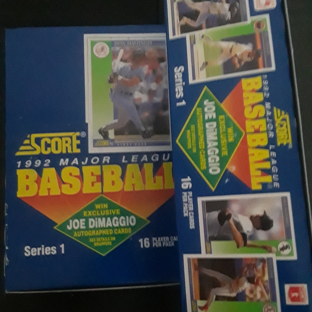 1992 Score Baseball Hobby Box 36 Packs!!